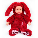 Reborn Baby Rabbit/Bear Plush Doll Toys 25CM Open Eyes Cute Baby Dolls with Children Sleeping Best Birthday Gift For Kids