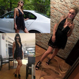 Reaqka sexy women sequined mini dress party 2017 New Arrivals Summer V neck black gold Halter clubwear sundress sequins factory