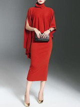 Reaqka Sexy Women summer Party Dresses red Bodycon Dress Batwing Sleeve Elegant Luxury Celebrity Runway Dress Club Vestidos 2017
