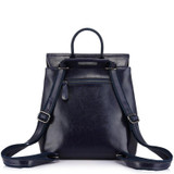 REALER brand women high quality cow split leather schoolbags fashion ladies bags large capacity backpacks for teenage girls