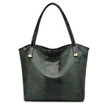 REALER brand genuine leather bag women serpentine shoulder bag ladies high quality handbag
