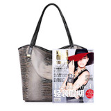 REALER brand genuine leather bag women serpentine shoulder bag ladies high quality handbag