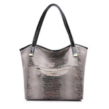 REALER brand genuine leather bag women serpentine shoulder bag ladies high quality handbag