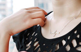 Real. 925 Sterling Silver Lifeline Pulse &Open Heart Pendant Heartbeat Necklace chain 18" GTLX495