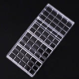 Real Polycarbonate Chocolate Bar Mold Fondant Shapes Candy Jelly Mould Plastic Baking Pastry Mould Cozinha Kitchen Tool Bakeware