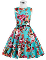 Real Picture Flower Print Vintage Flower Girl Dresses for Wedding Communion Pageant Dresses for Little Girl Kids Prom Dress 0250