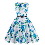 Real Picture Flower Print Vintage Flower Girl Dresses for Wedding Communion Pageant Dresses for Little Girl Kids Prom Dress 0250