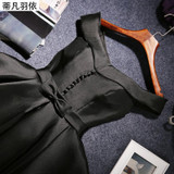 Real Photo Prom Dress In Stock A-line Sleeveless Boat Neck Banquet Party Gown Bandage Vestido De Festa Bridesmaid Gown