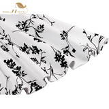 S-4XL Plus Size Women Summer Dress White and Black Floral Vintage Dress 50s 60s Rockabilly Swing Pinup Sexy Party Dresses VD0265
