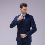 S-4XL New 2016 Men fashion brand of high-grade groom wedding dress suits Men slim Business Blazer suits ( Suit jacket + pants )