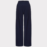 S-3XL Women Wide Leg Pants 2017 Fashion High Elastic Waist Party Pant Pantalones Mujer Casual Trousers Loose Long Harem Pants