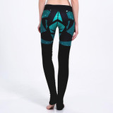 S-3XL Sexy Digital Print Black Patchwork Sporting Leggings Women Workout Fitness Leggins Skinny Pants Adventure Time Bottoms