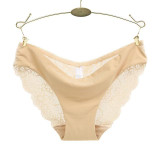 S-2XL!Hot sale! l women's sexy lace panties seamless cotton breathable panty Hollow briefs Plus Size girls underwear #981