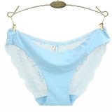 S-2XL!Hot sale! l women's sexy lace panties seamless cotton breathable panty Hollow briefs Plus Size girls underwear #981