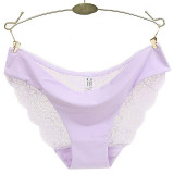 S-2XL!Hot sale! l women's sexy lace panties seamless cotton breathable panty Hollow briefs Plus Size girls underwear #981