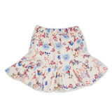 Retro Pleated Mini Skirts Women Floral Print Rockabilly Elastic High Waist Skirt Sexy Aline Hips-Wrapped Vintage faldas saia