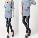 Retro Denim Pants Women Skinny Slim Distressed Stretchy Jeans Leggings Jegging Pants Casual