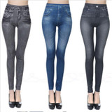 2017 summer New Fashion Women Pants,Plus Size Stretch Skinny High Waist Jeans Pants Women Blue Pencil Casual Slim denim Pants