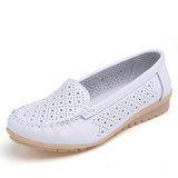 2017 Summer New Fashion Leather Women Flats Moccasins Comfortable Woman Shoes Cut-outs Leisure Flat Woman Casual Shoes 169W 2017 Summer New Fashion Leather Women Flats Moccasins Comfortable Woman Shoes Cut-outs Leisure Flat Woman Casual Shoes 169W