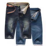 2017 Summer New Fashion Mid Waist Men's Shorts Knee Length Casual Hole Short Jeans For Men Plus Size Shorts Men 2017 Summer New Fashion Mid Waist Men's Shorts Knee Length Casual Hole Short Jeans For Men Plus Size Shorts Men