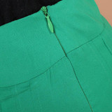 2017 Summer New Casual Fat Leg Pants Women's Plus Size High Waist Wide Leg Pants Solid Color Chiffon Long Trousers