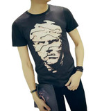 2017 Summer Mens Casual White Peony 3D T Shirt homme Brand New Fashion Hip Hop Streetwear O Neck Tee Shirts camisetas Tops F1