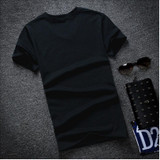 2017 Summer Men T Shirt Casual Cotton Tee Shirt Men Short Sleeve Slim Fit T-shirt Men V-neck Tees Plus Size S-5xl Free Shipping