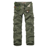 2017 New Men Plus Size Pants Cargo Pants Trousers Men's Casual Fashion Slim Fit Large Size Overalls Outwear Male Pants Trousers