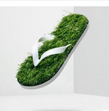 2017 New Men Imitation Grass Flip Flops For Men Summer Beach Flip Flops Flat Shoe Out Sandals Slipper Women Sandalias Mujer TX03