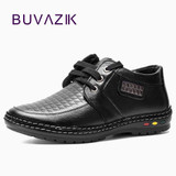 2017 new men casual leather shoes height increasing 5cm genuine leather soft and comfortable male shoes black brown freeshipping