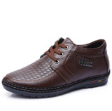 2017 new men casual leather shoes height increasing 5cm genuine leather soft and comfortable male shoes black brown freeshipping