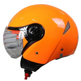 Cruiser vintage motorcycle helmet chopper helmets bike scooter clear lens