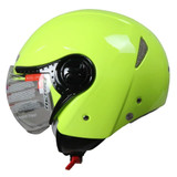 Cruiser vintage motorcycle helmet chopper helmets bike scooter clear lens