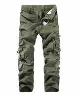 2017 New Men Cargo Pants big pockets decoration mens Casual trousers easy wash autumn army green pants male trousers size 40