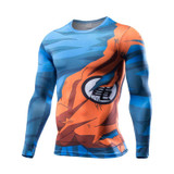 2017 New Men 3D Dragon Ball Z T Shirt Vegeta Goku 3D Printed Long Sleeve T Shirt Tee Compression Fitness Male DBZ Crossfit Tops