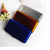 2017 New men and women general metal purse women fashion casual wallet metal material purse men Large capacity wallet women
