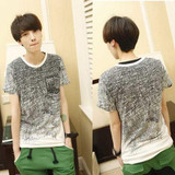 2017 New man's tshirt Summer Clothing Tee shirt Camisetas Mens Cotton Short Sleeve t-shirt Men Male T shirts Free Drop Shipping