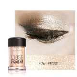 2017 New Makeup Loose Pigment Shadows Eye Mineral Powder Gold Red Metallic Focallure Loose Glitter Eyeshadow Color Makeup