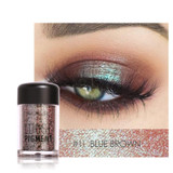 2017 New Makeup Loose Pigment Shadows Eye Mineral Powder Gold Red Metallic Focallure Loose Glitter Eyeshadow Color Makeup