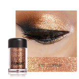 2017 New Makeup Loose Pigment Shadows Eye Mineral Powder Gold Red Metallic Focallure Loose Glitter Eyeshadow Color Makeup
