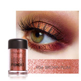 2017 New Makeup Loose Pigment Shadows Eye Mineral Powder Gold Red Metallic Focallure Loose Glitter Eyeshadow Color Makeup