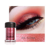 2017 New Makeup Loose Pigment Shadows Eye Mineral Powder Gold Red Metallic Focallure Loose Glitter Eyeshadow Color Makeup