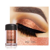2017 New Makeup Loose Pigment Shadows Eye Mineral Powder Gold Red Metallic Focallure Loose Glitter Eyeshadow Color Makeup