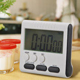 2017 new Magnetic Large LCD Digital Kitchen Timer with loud Alarm Count Up&amp; Down Clock to 24 Hours 78x73x25MM