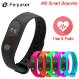2017 New M2 Smart Bracelet Heart Rate Monitor Bluetooth Smartband Health Fitness Tracker Smart Band Wristband for Android iOS