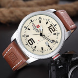 2017 NEW Luxury Brand NAVIFORCE Men Sport Watches Men's Quartz Clock Man Army Military Leather Wrist Watch  Relogio Masculino