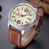 2017 NEW Luxury Brand NAVIFORCE Men Sport Watches Men's Quartz Clock Man Army Military Leather Wrist Watch  Relogio Masculino