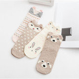 2017 New Lovely Cartoon Women Socks High Quality Cotton Sox Japanese Fashion Style Socks Autumn Winter Warm Socks For lady Girls
