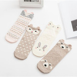 2017 New Lovely Cartoon Women Socks High Quality Cotton Sox Japanese Fashion Style Socks Autumn Winter Warm Socks For lady Girls