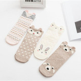 2017 New Lovely Cartoon Women Socks High Quality Cotton Sox Japanese Fashion Style Socks Autumn Winter Warm Socks For lady Girls